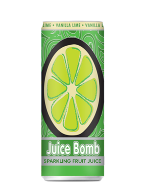 24x250ml BOMB VANILLA LIME JUICES