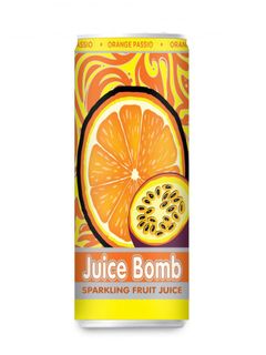 24x250ml BOMB ORANGE PASSIO JUICES