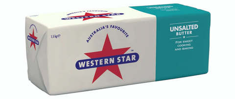 1.5kg WESTERN STAR UNSALTED BUTTER