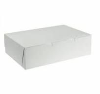 50 WHITE LINED 1/2 SLAB CAKE CARTON