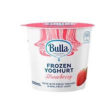 36x200ml BULLA STRAWBERRY YOGURT TUBS