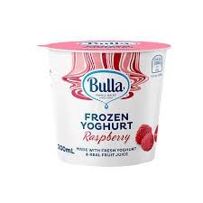 36x200ml BULLA RASPBERRY YOGURT TUBS