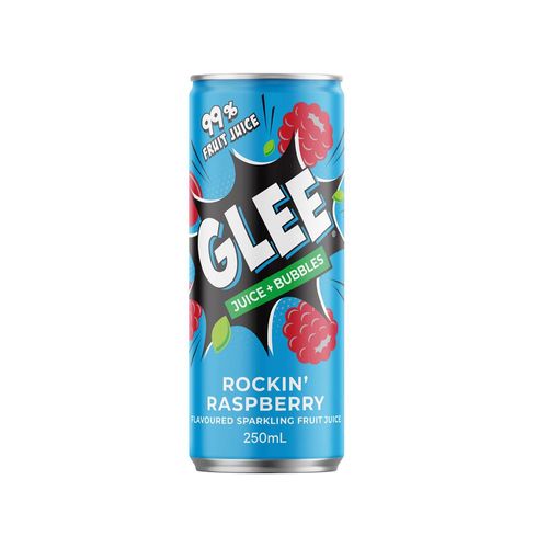 24x250ml GLEE 99% ROCKIN RASPBERRY CANS