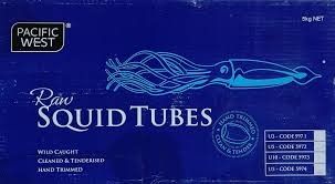 5kg PACIFIC WEST U/5  SQUID TUBES(BLUE)