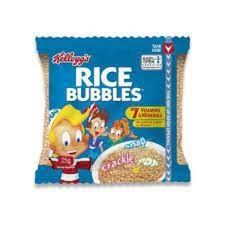 30x25gm KELLOGGS RICE BUBBLES