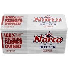 250gm NORCO SALTED BUTTER