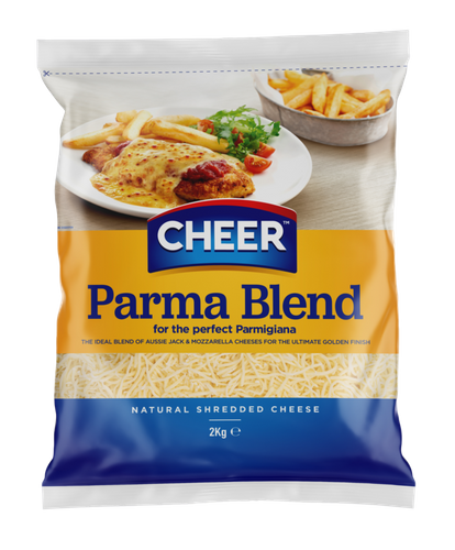 2kg PARMA BLEND SHREDDED CHEESE