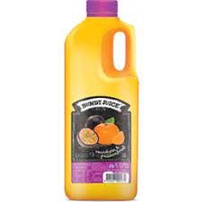 2lt BUNDY 35% ORANGE PASSION JUICE