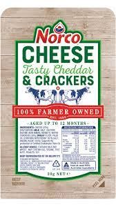 36x30gm NORCO CHEESE & CRACKERS