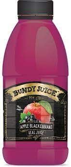 200ml BUNDY 100%APPLE BLACKCURRANT JUICE