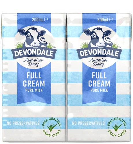 24x200ml DEVONDALE UHT MILK