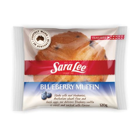 15x120gm SARA LEE BLUEBERRY MUFFINS