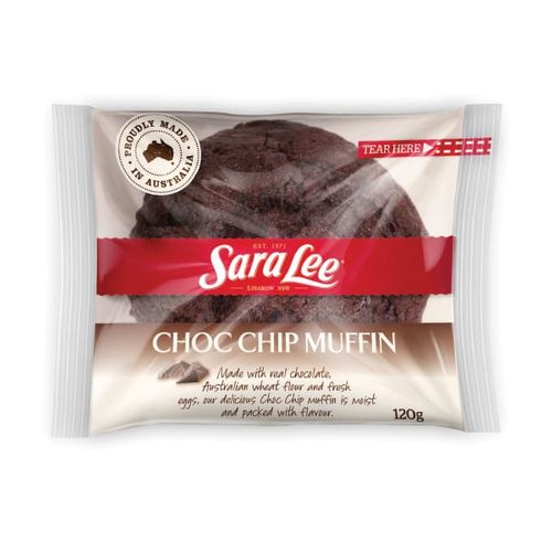 15x120gm SARA LEE CHOC CHIP MUFFINS