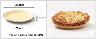 36x209mm READY BAKE SAVOURY PIE SHELLS