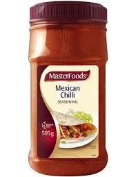 505gm MASTERFOODS MEXICAN CHILLI POWDER