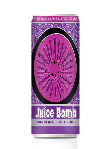 24x250ml BOMB BLACKCURRANT JUICES