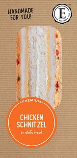 12x240gm EDC CHICKEN SCHNITZEL SANDWICHE