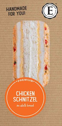 12x240gm EDC CHICKEN SCHNITZEL SANDWICHE