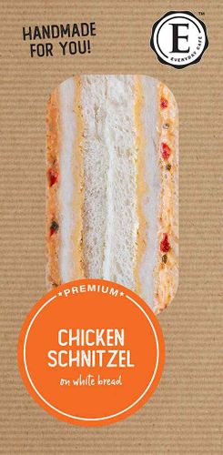 12x240gm EDC CHICKEN SCHNITZEL SANDWICHE