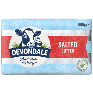 500gm DEVONDALE SALTED BUTTER