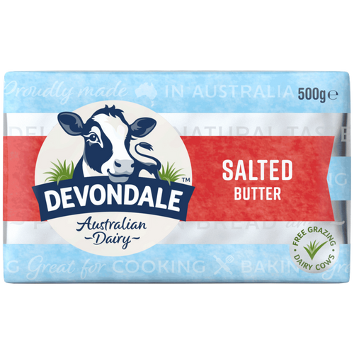 500gm DEVONDALE SALTED BUTTER