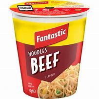 12x70gm FANTASTIC BEEF CUP NOODLES