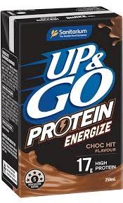 24X250ml UP&GO PROT ENERGISER CHOCOLATE