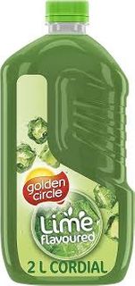 2lt GOLDEN CIRCLE LIME CORDIAL