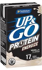 24X250ml UP&GO PROT ENERGISER VANILLA