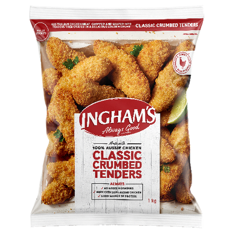 20x50gm INGHAMS CRUMB TENDERLOINS