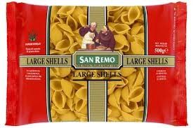 500gm SR PASTA SHELLS