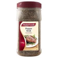 540gm MASTERFOODS PEPPER STEAK SEASONIN