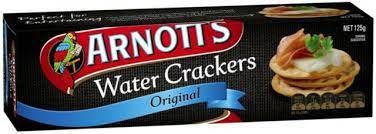 125gm ARNOTTS ORIGINAL WATER CRACKERS