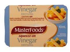 100x10ml MASTERFOODS VINEGAR DRESSING