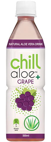 20x500ml CHILL ALOE GRAPE