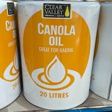 20lt CLEAR VALLEY CANOLA OIL