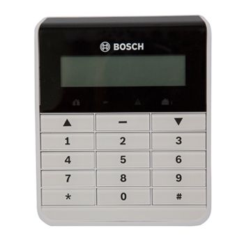 BOSCH, Solution 2000, 3000 & 4000, Key pad, Alphanumeric LCD, White, Touch tone & backlit keys, Suits Solution 2000, 3000 & 4000 panel