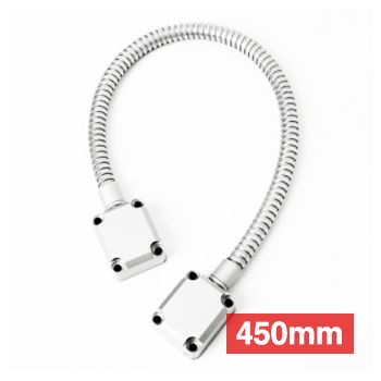 NETDIGITAL, Power transfer, Armoured door loop, 450mm length, Alloy box ends, EFCO style