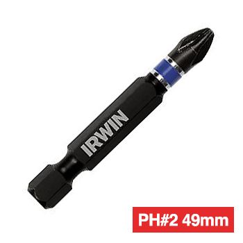 IRWIN, Impact Screwdriving Bits, PH2, 49mm