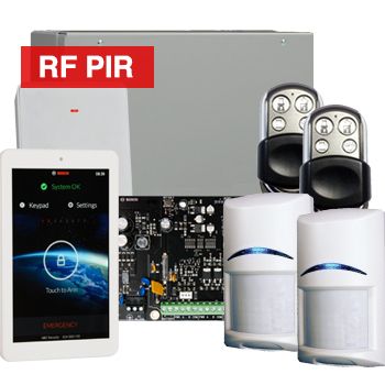 BOSCH, Solution 3000, Wireless Alarm kit, Includes ICP-SOL3-P panel, 7" Touchscreen keypad, 2x RFPR-12 Wireless PIR detectors, B810 Wireless receiver, 2x HCT4UL transmitters,