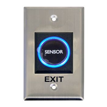 NETDIGITAL, IR Sensor Exit Plate, Size - Plate 70mm x 115mm. - Sensor 30mm Diameter, 100mm sensor range, IP55, 12V DC