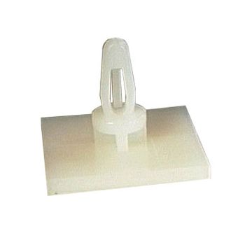 NETDIGITAL, PCB support, Self adhesive, 20mm x 20mm base, 6.4mm height, Requires 4mm PCB hole, bag of 10