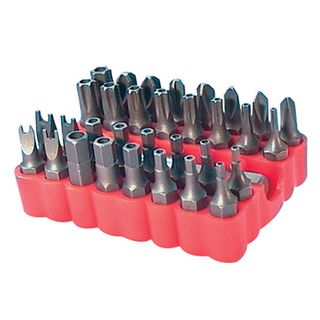 NETDIGITAL, Security bit set, 33 piece, Suits Hex drive handles