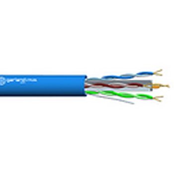 CABLE, Cat6 4 pair 8 x 1/0.51 UTP BLUE, 305m box,