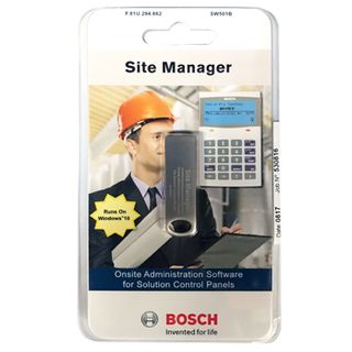 BOSCH, Site Manager Software, includes USB reader, End user software to control Solution 6000, Interactive control of doors & outputs, Requires CM751B, not CP737B