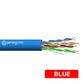 CABLE, Cat5E 4 pair 8 x 1/0.51 UTP BLUE, 305m box.