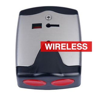 SECOR, Wireless Dual Press Hold Up Button, Momentary, Transmitter only, Requires RRR1000W RF receiver