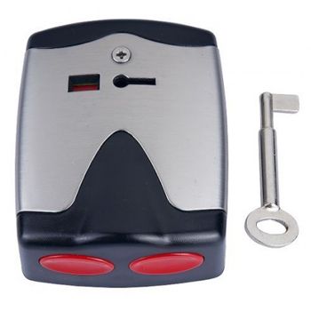 SECOR, Dual Press Hold Up Button, Latching, Key reset, Hardwired, 2 outputs (alarm and tamper)