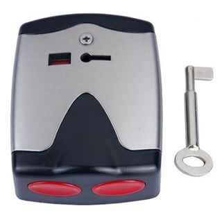 SECOR, Dual Press Hold Up Button, Latching, Key reset, Hardwired, 2 outputs (alarm and tamper)