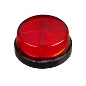 NETDIGITAL, Strobe, Miniature, Red, Weather resistant, Round base with 2 fixing screws, 12V DC